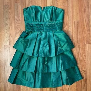 Alfred Sung Strapless Green Dress